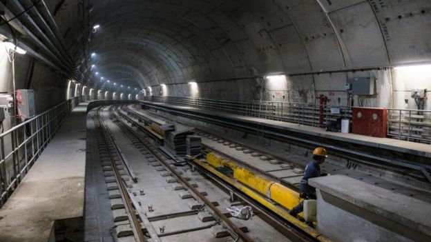 Obras do metrô