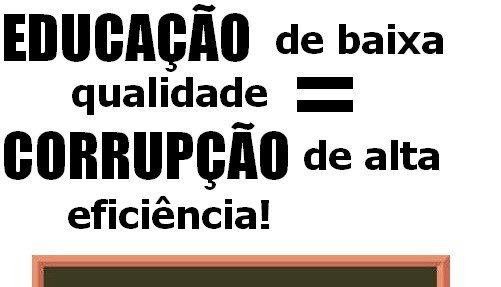 A Falta de Ética, de Valores, dos Governos Municipais, Estaduais e Federal.