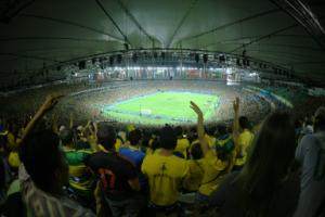 MaracanÃ£, apÃ³s a vitÃ³ria do Brasil na final do futebol,&nbsp;&hellip;