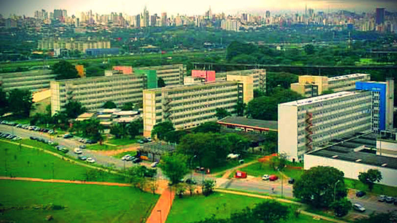 Conjunto residencial de alunos dentro da Cidade Universitária da USP