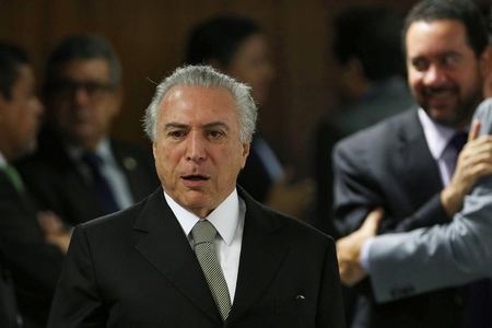 Presidente interino Michel Temer.