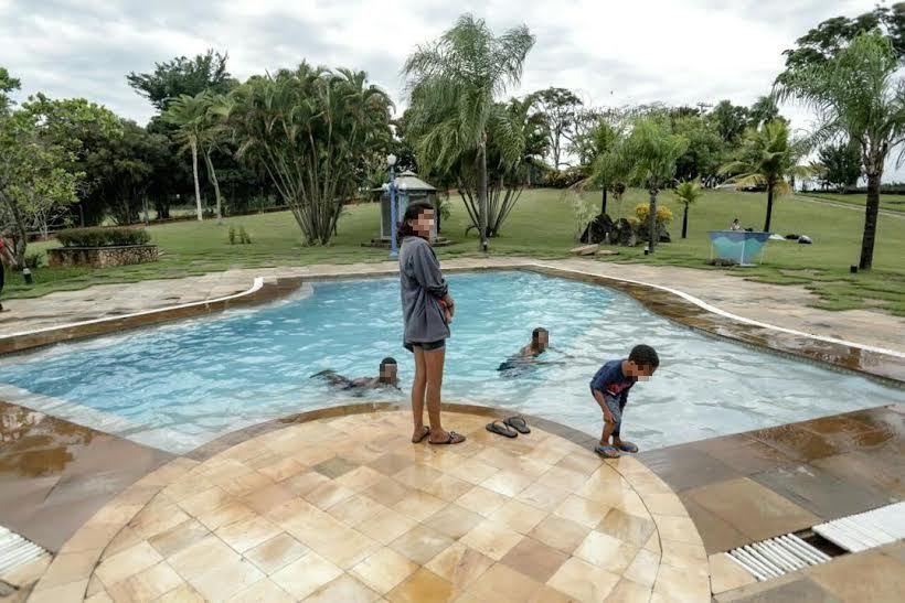 Foto da fazenda divulgada por trabalhadores sem-terra.