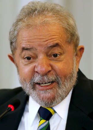 Ex-presidente Luiz Inácio Lula da Silva durante entrevista coletiva em São Paulo