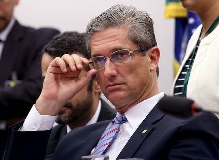 Deputado Rogério Rosso, presidente da comissão especial do impeachment na Câmara, durante reunião do colegiado, em Brasília