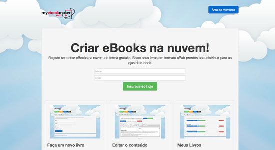 Plataforma My Ebook Maker  | Crédito: Reprodução