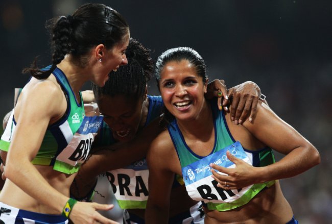 Revezamento 4x100 brasileiro tinha ficado em 4o lugar (Mark Dadswell/Getty Images)